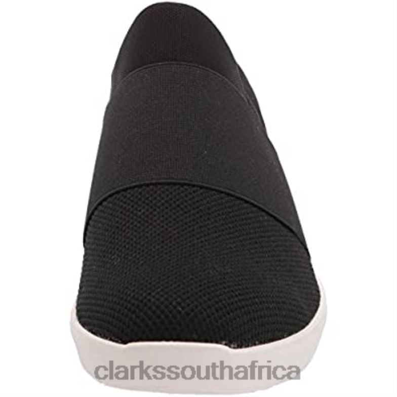 Clarks Black Textile Women's Kayleigh Band Sneaker 840402817 Women Clarks Black Textile