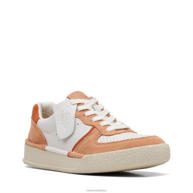 Clarks Sandstone Combi Craft Cup Court 840403049 Women Clarks Sandstone Combi