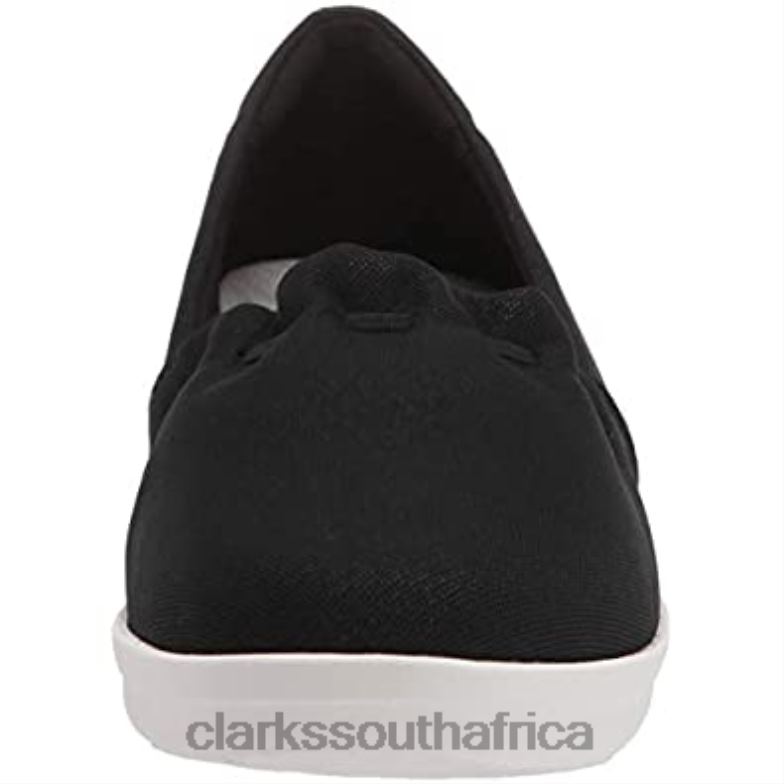 Clarks Women's Ayla Shine Sneaker Black Sparkle Textile 840402202 Women Clarks