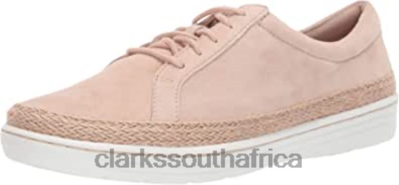 Clarks Women's Marie Mist Sneaker Blush Nubuck 840401418 Women Clarks