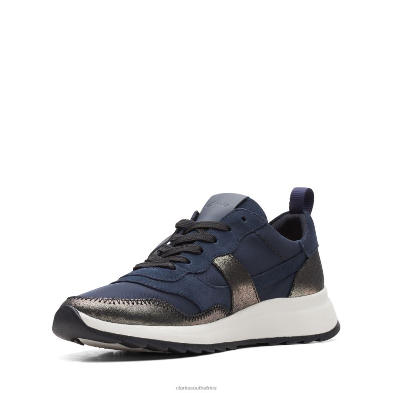 Dash Lite Jazz Clarks Navy Combi 840403005 Women Clarks Navy Combi