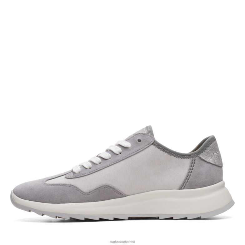 Dash Lite Lo Grey Combi Clarks 840403014 Women Clarks Grey Combi