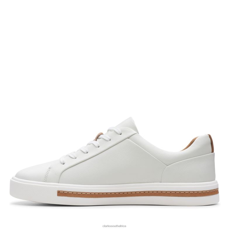 White Leather Clarks Un Maui Lace 840403032 Women Clarks White Leather