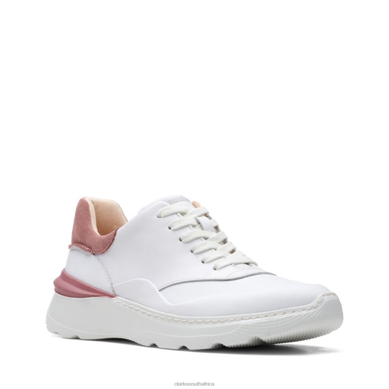 White Rose Combi Clarks Sprint Lite Lace 840403408 Women Clarks White Rose Combi