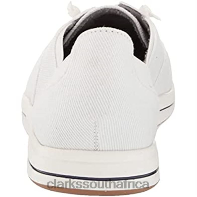 Women's Breeze Ave Sneaker White Canvas Clarks 840401646 Women Clarks