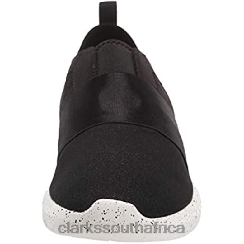 Women's Nova Lumis Sneaker Clarks Black Textile 840401071 Women Clarks Black Textile