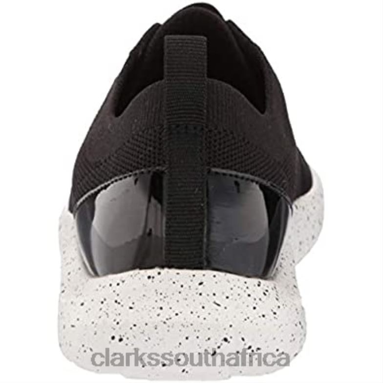 Women's Nova Lumis Sneaker Clarks Black Textile 840401071 Women Clarks Black Textile