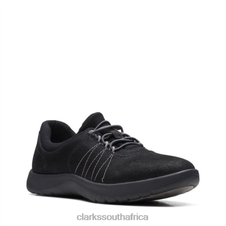 Adella Stroll Black/Black Black/Black Clarks 840406246 Women Clarks Black