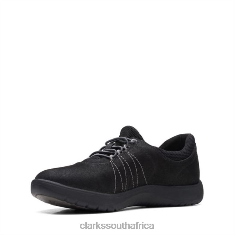 Adella Stroll Black/Black Black/Black Clarks 840406246 Women Clarks Black