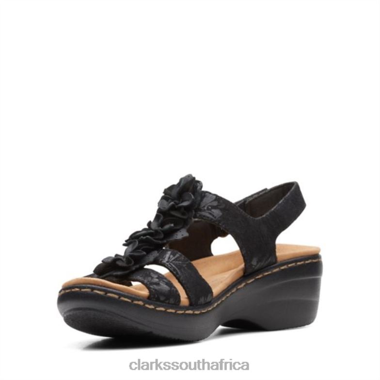 Black Clarks Merliah Sheryl Black 840406331 Women Clarks Black