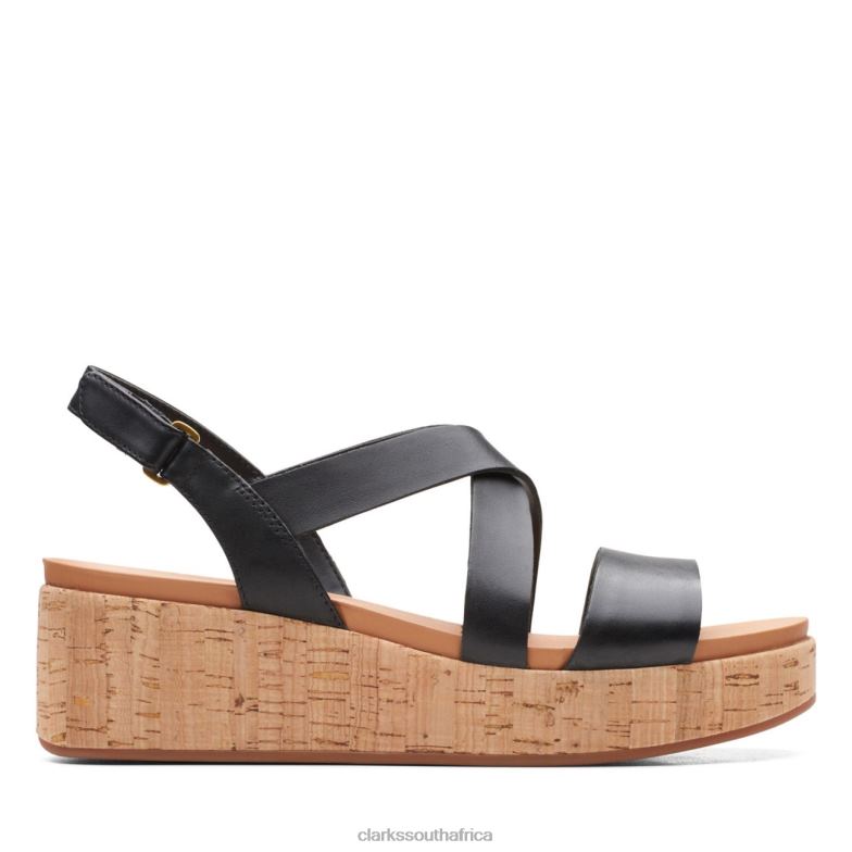 Black Kimmei Cork Black Clarks 840405228 Women Clarks Black