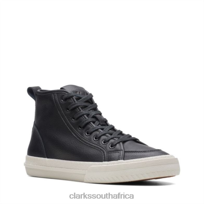Black Leather Clarks Roxby Hi Black Leather 840405328 Women Clarks Black Leather