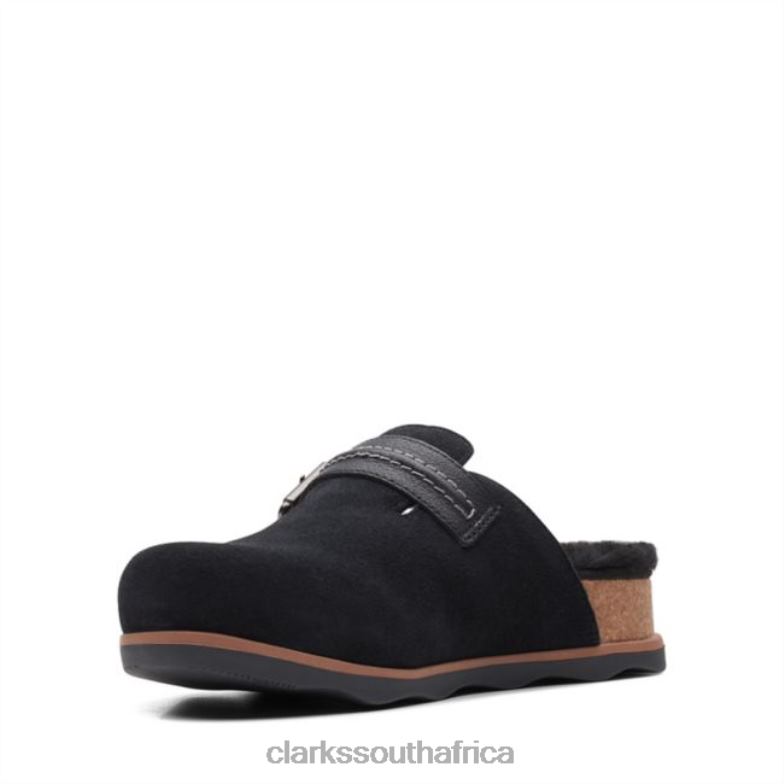 Black Suede Clarks Brynn Slide Black Suede 840406328 Women Clarks Black Suede
