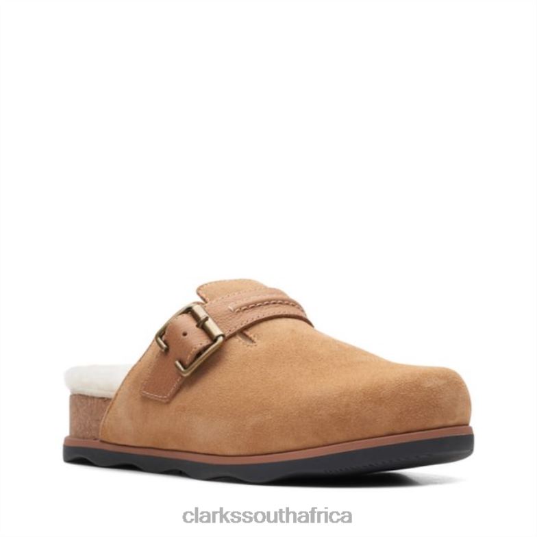 Brynn Slide Tan Suede Clarks Tan Suede 840406327 Women Clarks Tan Suede