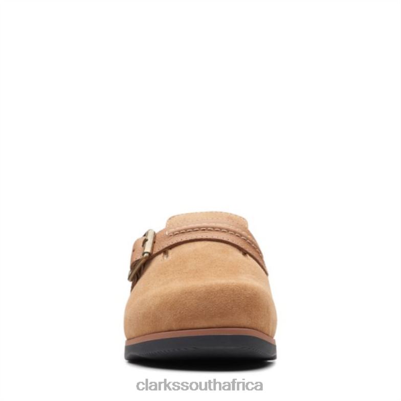 Brynn Slide Tan Suede Clarks Tan Suede 840406327 Women Clarks Tan Suede
