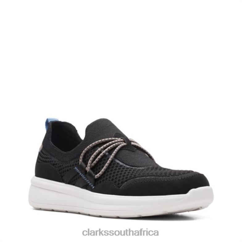 Clarks Black Combination Ezera Run Black Combination 840406337 Women Clarks Black Combination