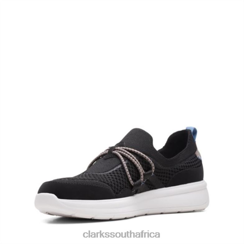 Clarks Black Combination Ezera Run Black Combination 840406337 Women Clarks Black Combination