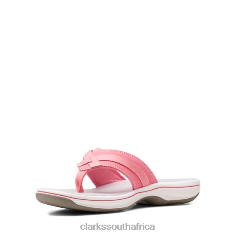 Clarks Bright Pink Syn Breeze Sea Bright Pink Syn 840406409 Women Clarks Bright Pink Syn