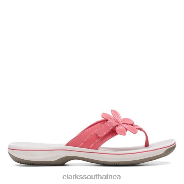Clarks Brinkley Flora Bright Coral Bright Coral 840406426 Women Clarks Bright Coral