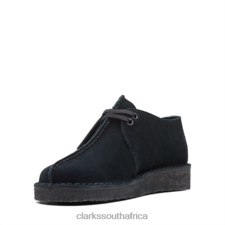 Clarks Desert Trek Black 840406186 Women Clarks Black Suede