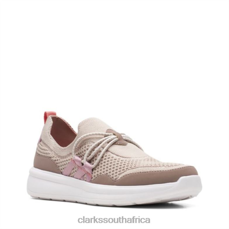 Clarks Ezera Run Taupe Combi Taupe Combi 840406338 Women Clarks Taupe Combi