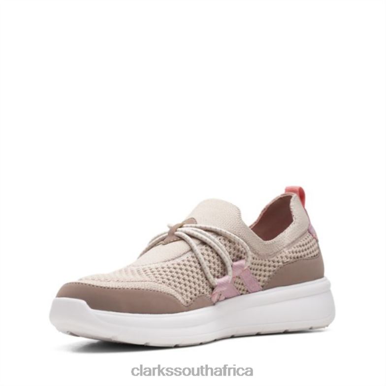 Clarks Ezera Run Taupe Combi Taupe Combi 840406338 Women Clarks Taupe Combi
