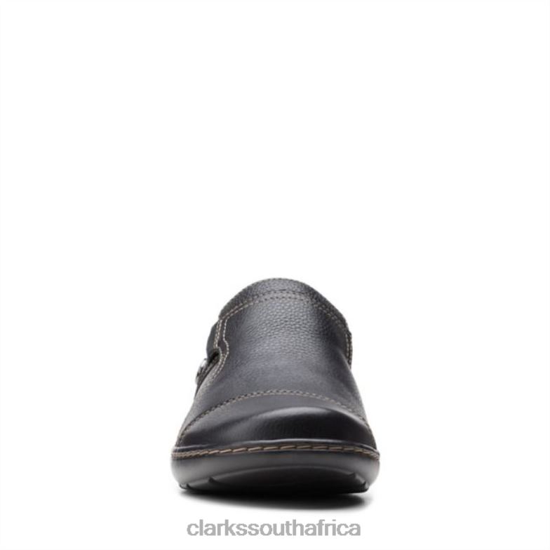 Cora Poppy Black Tumbled Clarks Black Tumbled 840406303 Women Clarks Black Tumbled