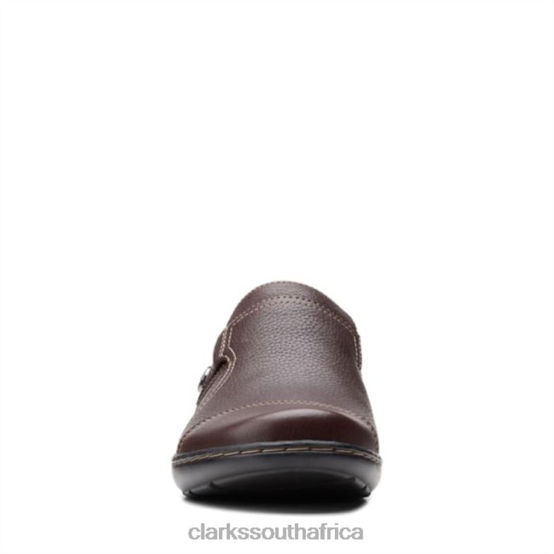 Cora Poppy Dark Brown Tumbled Dark Brown Tumbled Clarks 840406302 Women Clarks Dark Brown Tumbled