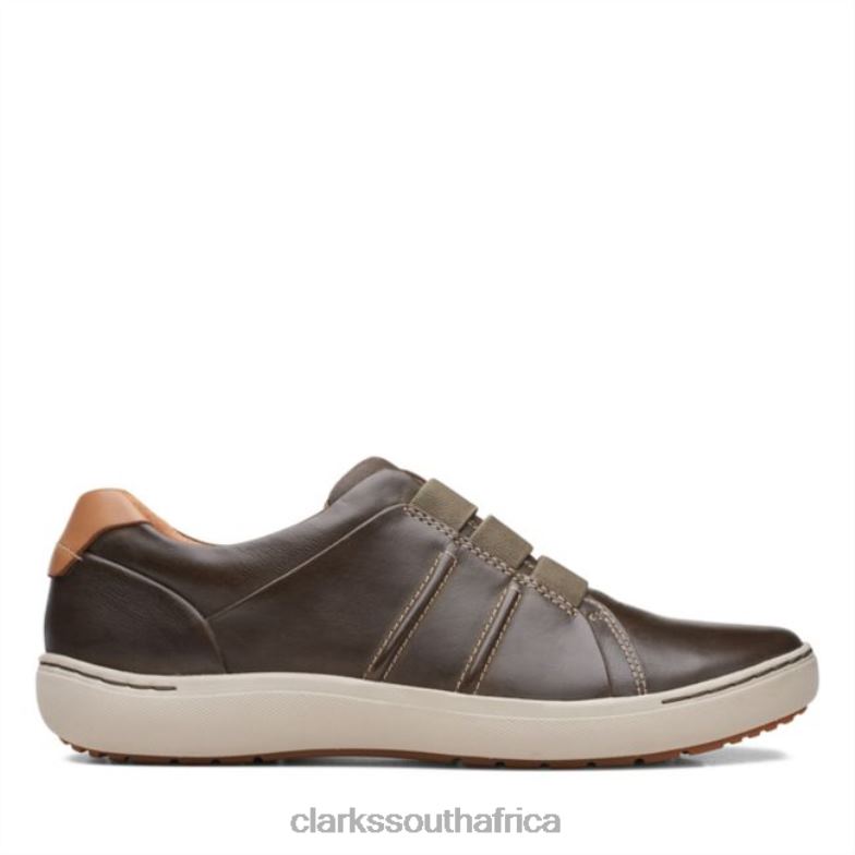 Dark Olive Leather Nalle Ease Dark Olive Leather Clarks 840406028 Women Clarks Dark Olive Leather