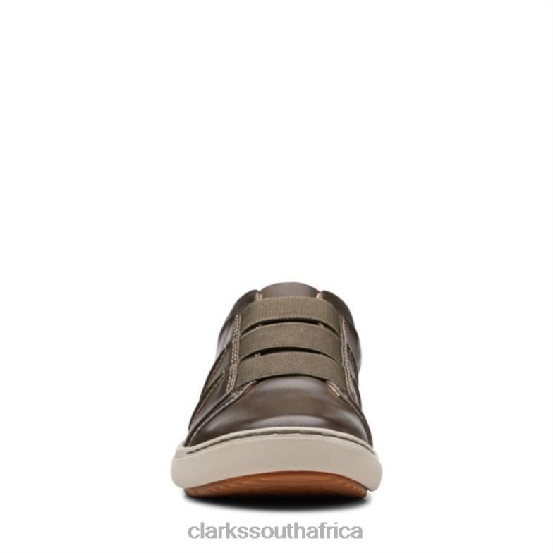 Dark Olive Leather Nalle Ease Dark Olive Leather Clarks 840406028 Women Clarks Dark Olive Leather