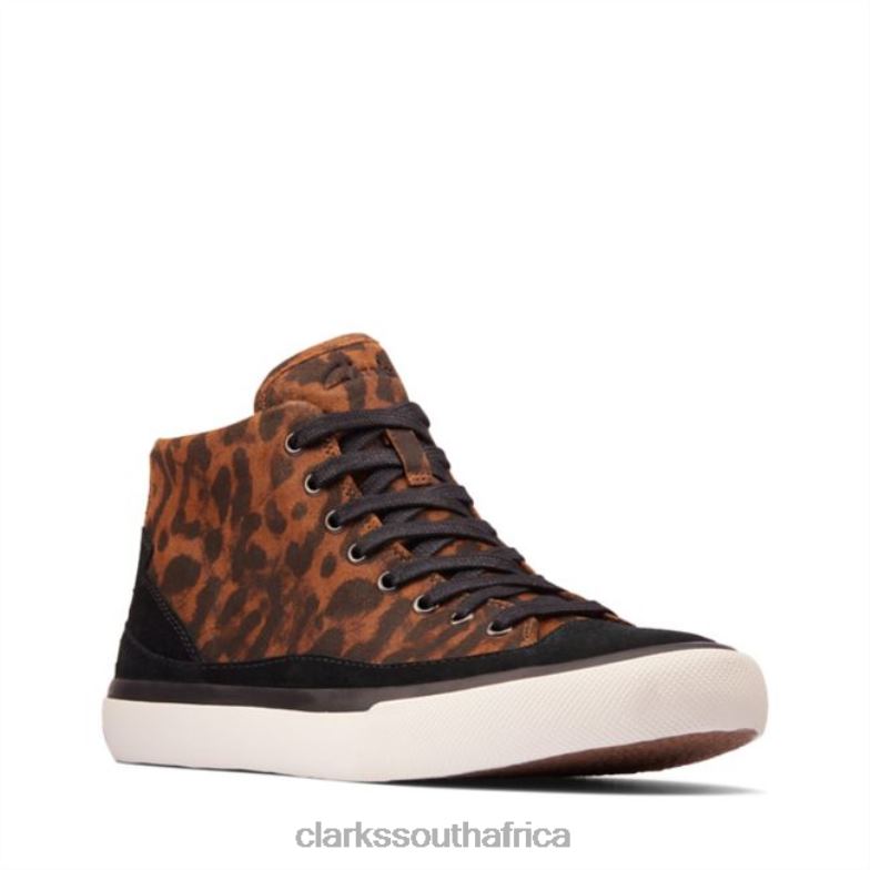 Leopard Suede Clarks Aceley Zip Hi Leopard Suede 840405352 Women Clarks Leopard Suede