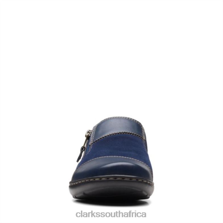 Navy Combination Clarks Cora Harbor Navy Combination 840406251 Women Clarks Navy Combination