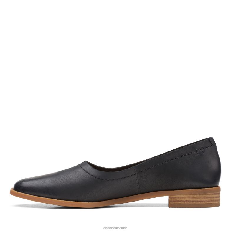 Pure Walk Clarks Black Leather 840403117 Women Clarks Black Leather