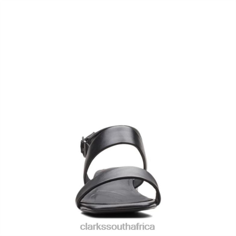 Seren25 Strap Black Leather Black Leather Clarks 840406214 Women Clarks Black Leather
