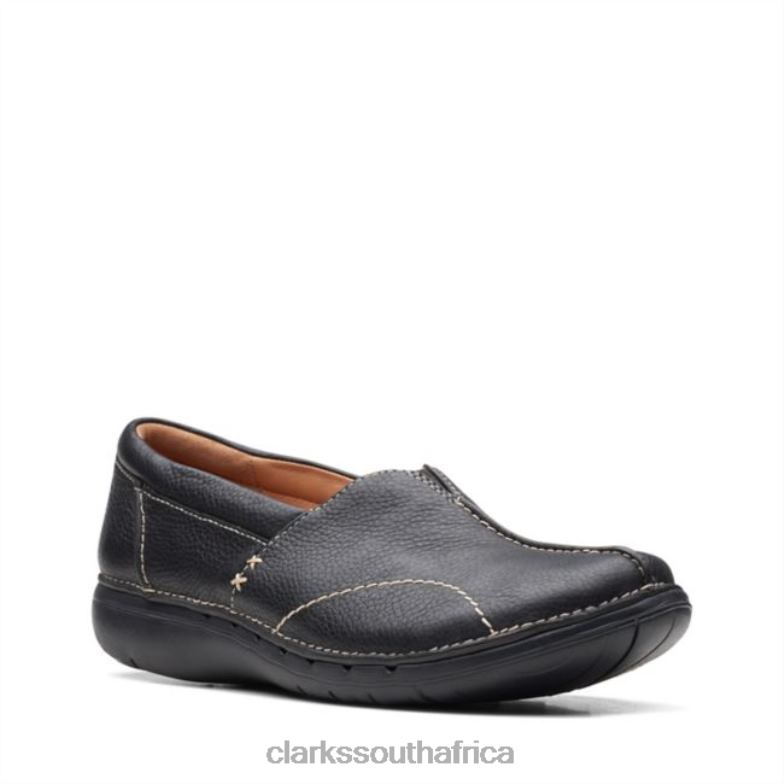 Un Loop Stride Black Black Clarks 840405038 Women Clarks Black