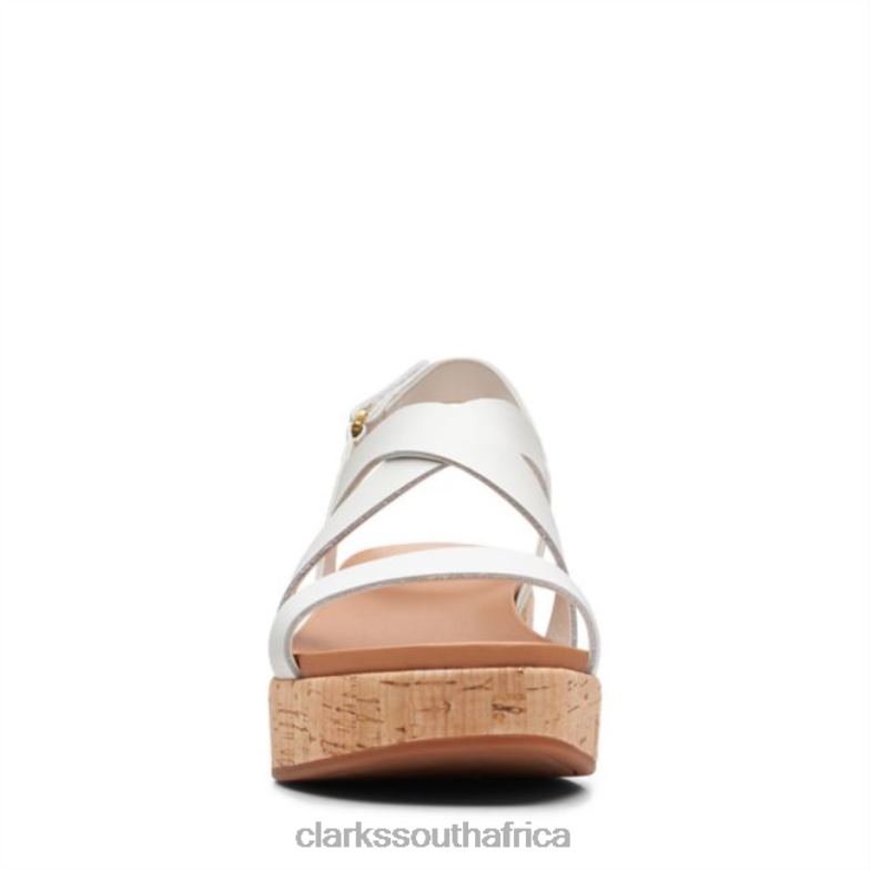 White Kimmei Cork White Clarks 840405212 Women Clarks White
