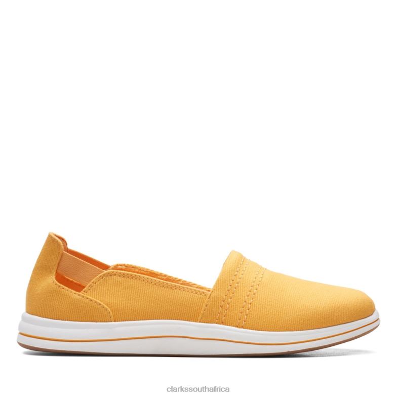 Yellow Clarks Breeze Step 840406531 Women Clarks Yellow