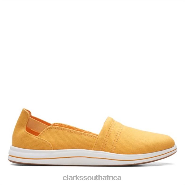 Yellow Clarks Breeze Step 840406531 Women Clarks Yellow
