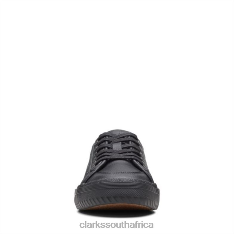 Roxby Lace Black Leather Clarks Black Leather 840405085 Women Clarks Black Leather